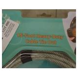 Lot of 2: Pet Trends Heavy-Duty 15ft Cable Tie Out and 6ft Durable Dog Rope