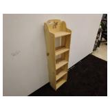 Wooden Shelf with Moose Cutout