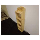 Wooden Shelf with Moose Cutout