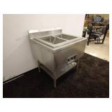 Stainless Steel Double Compartment Commercial Food Warmer