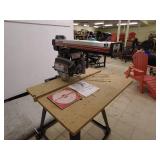 Craftsman 2.5 HP Radial Arm Saw with Accessories & Manuals