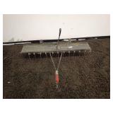 Heavy Duty Lawn Dethatcher with Wheels