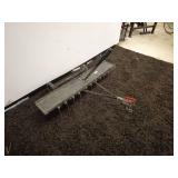 Heavy Duty Lawn Dethatcher with Wheels