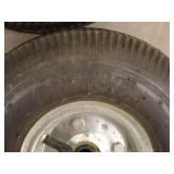 Lot of 4 Rubber Tires 2metel/2plastic rims