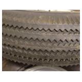 Lot of 4 Rubber Tires 2metel/2plastic rims