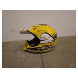 CKX Yellow Dirt Bike Helmet, Size Large