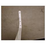 Bulk Lot of Shelf Brackets - White Metal - New Condition