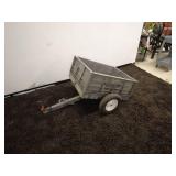 Rubbermaid Utility Cart with Pull Handle