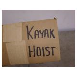 Boxed Kayak Hoist Storage System