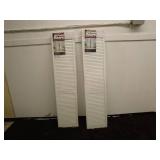 Set of 2 Prefinished Solid Hardwood Bifold Doors 36x80