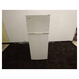 White Two-Door Top Freezer Refrigerator