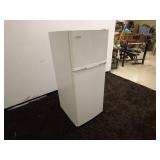 White Two-Door Top Freezer Refrigerator