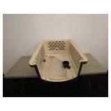 Plastic Pet Crate with Metal Door