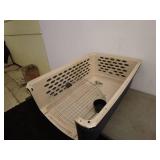 Plastic Pet Crate with Metal Door