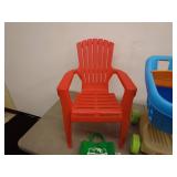 Outdoor Kids Chairs and Toy Shopping Cart Set