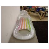 Lot of Adult and Youth Life Jackets and Inflatable Lounger