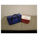Lot of 2 Coolers: Igloo Little Playmate and Blue Insulated Cooler Bag