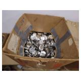 Vintage Orange Canvas Backpack with Ropes and Hand Saw