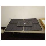 Set of 5 Rubber Floor Mats