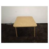 Vintage Square Folding Card Table