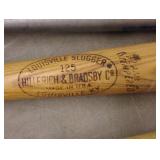 Lot of 4 Baseball Bats - Louisville Slugger & Easton