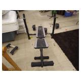 Olympic Weight Bench Set with Barbell and Plates