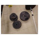 Olympic Weight Bench Set with Barbell and Plates