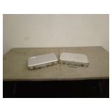 Lot of 2 Poker Chip Sets with Aluminum Cases