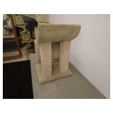 Beige Cat Tower with Tunnel and Perch