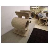Beige Cat Tower with Tunnel and Perch