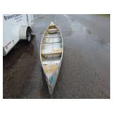 Vintage Aluminum Canoe