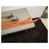 Vintage Trak Skis and Skilom Poles Lot