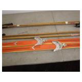 Vintage Trak Skis and Skilom Poles Lot