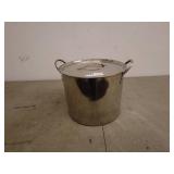 Large Stainless Steel Stock Pot with Lid
