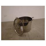 Large Stainless Steel Stock Pot with Lid