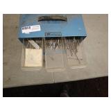 Lot of Hitch Receiver and Akro-Mils Hardware Organizer with Screws