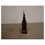 Handcrafted Wooden Rooster Figurine