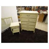 Vintage French Provincial Style Bedroom Furniture Set