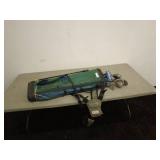 TaylorMade Golf Bag with Assorted Adams Tight Lies Golf Clubs