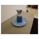 Handmade Ceramic Pitcher and Plate Set