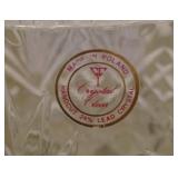 Crystal Clear Handcut 24% Lead Crystal Glassware Set