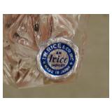 Set of Irice Crystal Basket and Salt & Pepper Shakers