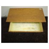 Vintage Wooden 2-Drawer Storage Chest