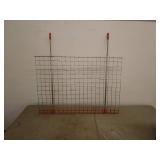 Metal Grid Display Rack with Adjustable Hooks