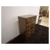 Vintage Wooden 5-Drawer Dresser