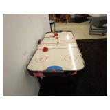 Carrom Air Hockey Table with Electronic Scorer