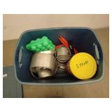 Canoe Trip Cook Kit with Assorted Camping Equipment