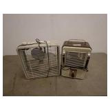 Lot of 2 Vintage Electric Fans