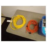 Lot of Extension Cords and Electrical Supplies