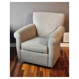 Toupe Tac Swivel Arm Chair